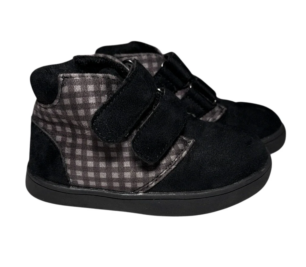Lily and Dan ANKLE Boots Sz Size 5/6 Black and Gray Unisex Boys Girls Toddlers